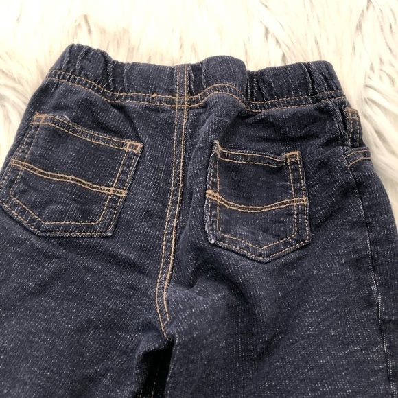 Carters Baby Toddler Dark Wash Jeans Train - Picture 9 of 9